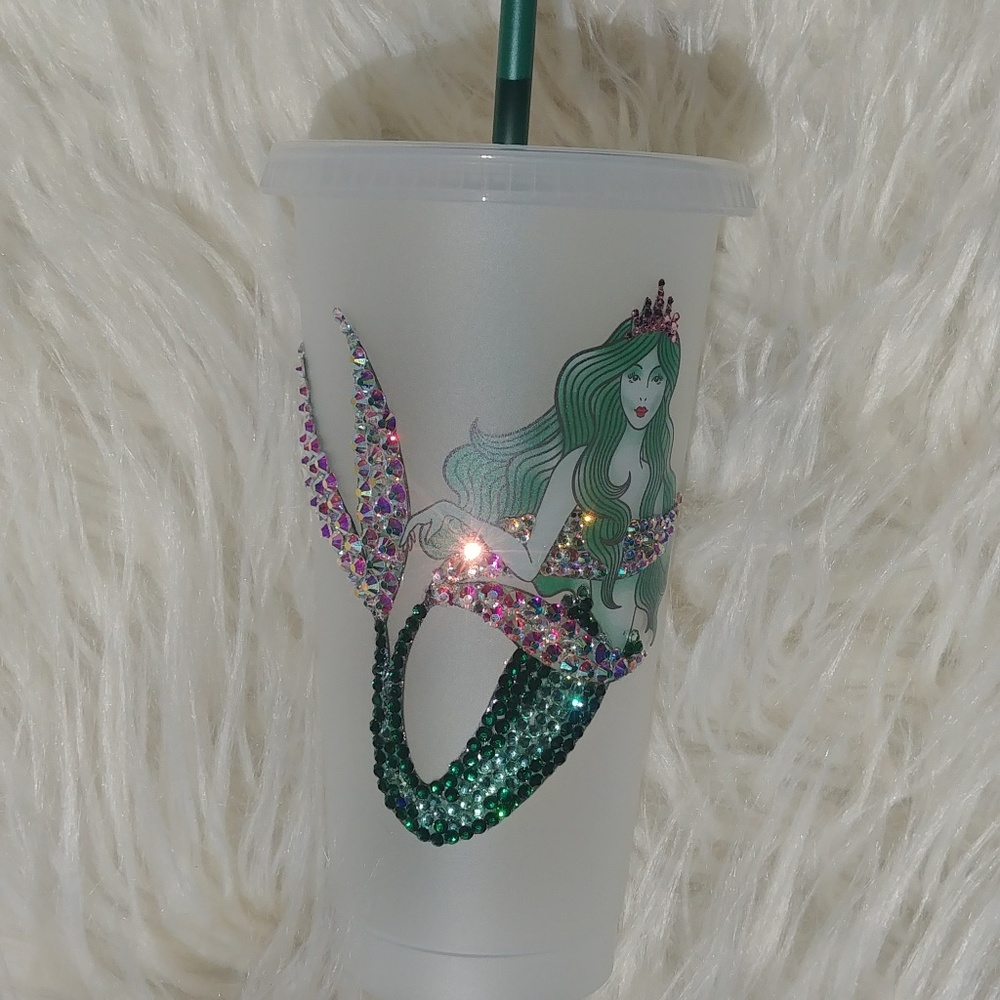 Rhinestoned Starbucks Cold Cup